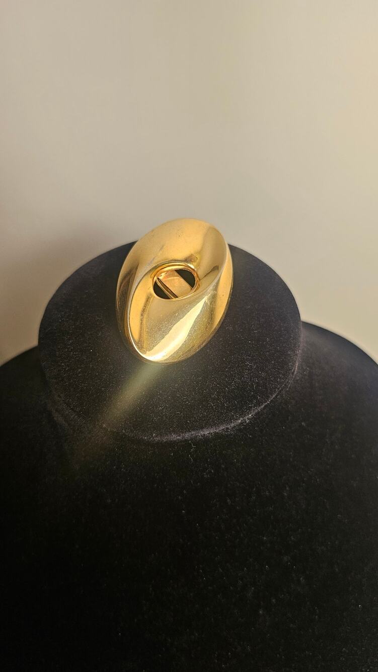 Vintage Gold Tone Scarf Clip